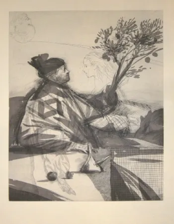 Офорт И Аквитанта Condé -  Trialogue