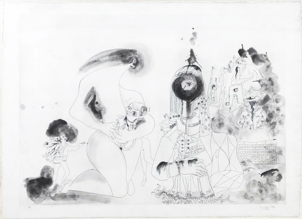 Офорт Condo - More sketches of Spain- For Miles Davis