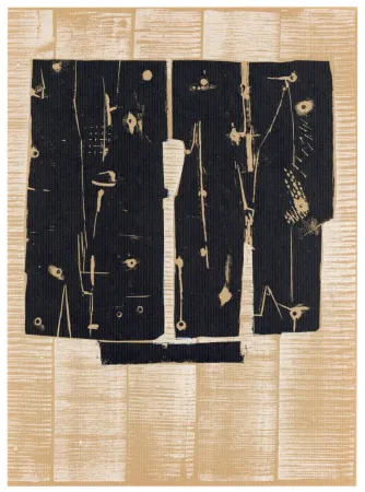 Гравюра На Дереве Consagra - Composition