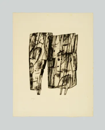 Гравюра Consagra - Composizione