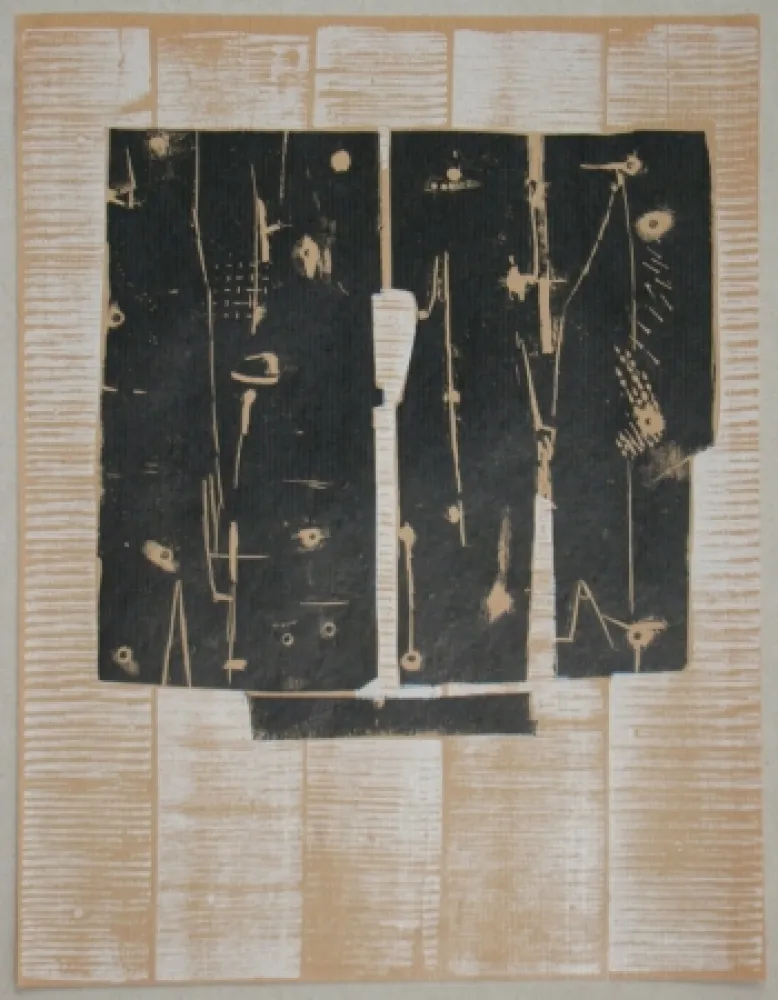 Гравюра На Дереве Consagra - Gravure sur bois pour XXe Siècle