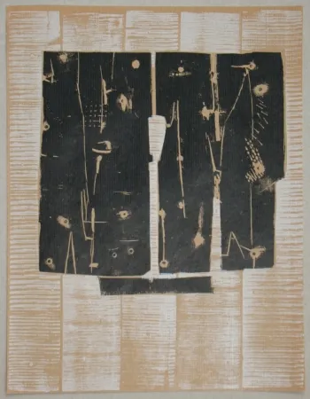 Гравюра На Дереве Consagra - Gravure sur bois pour XXe Siècle