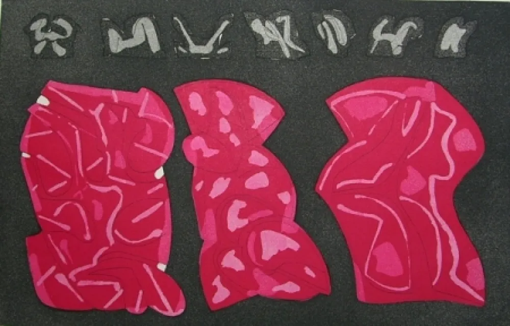 Офорт И Аквитанта Consagra - Senza titolo