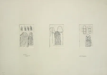 Гравюра Consagra - Senza titolo