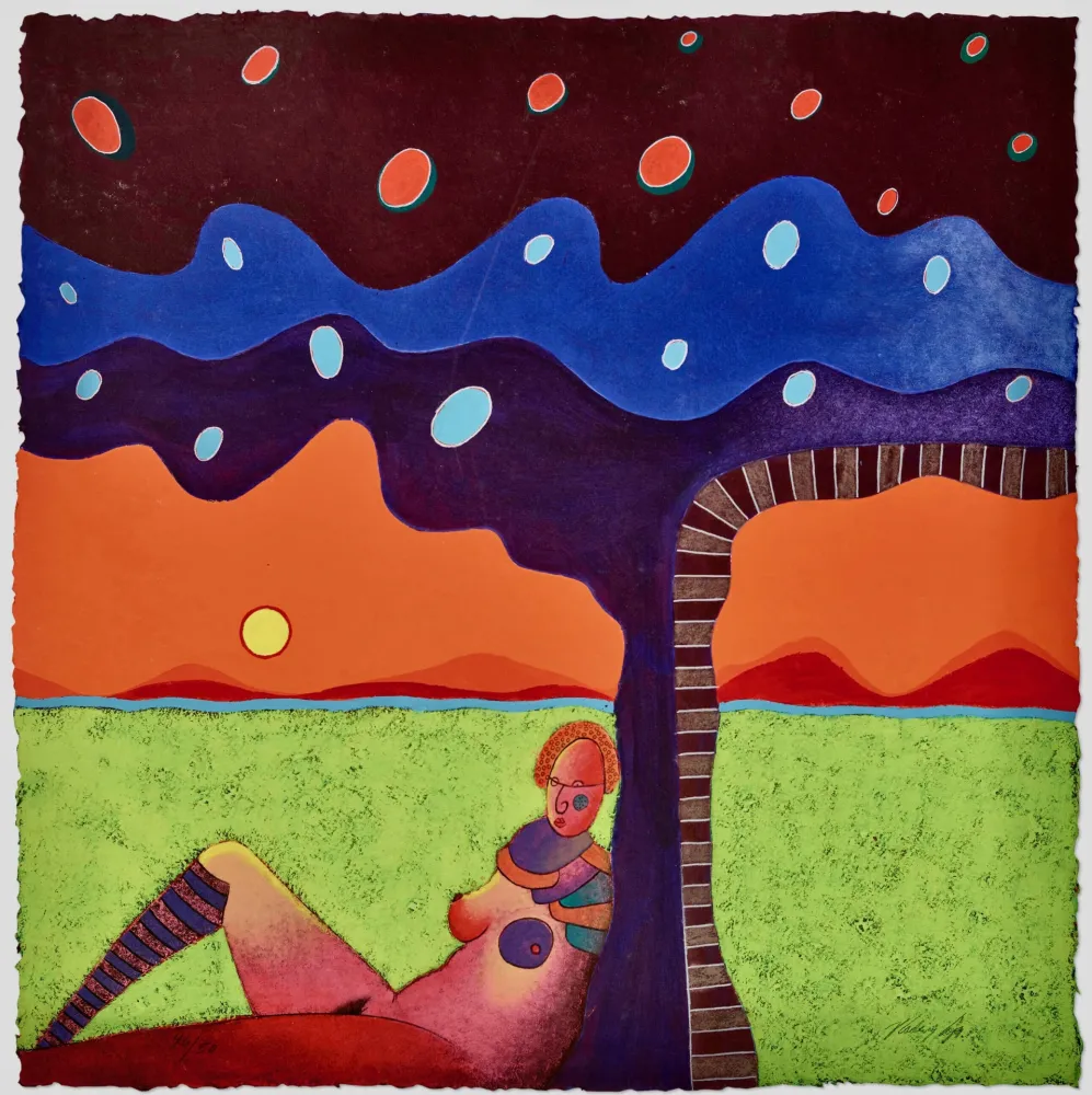 Нет Никаких Технических Cora - Figura feminina recostada contra el arbol