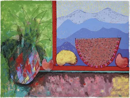 Сериграфия Cora - Still life with watermelon