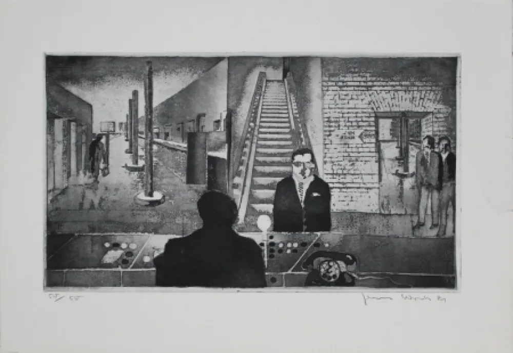 Акватинта Cords - Bahnhof (Train Station)