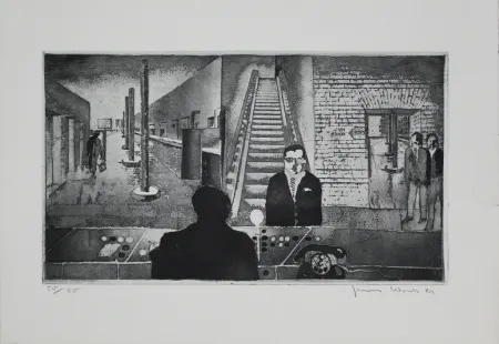 Акватинта Cords - Bahnhof (Train Station)