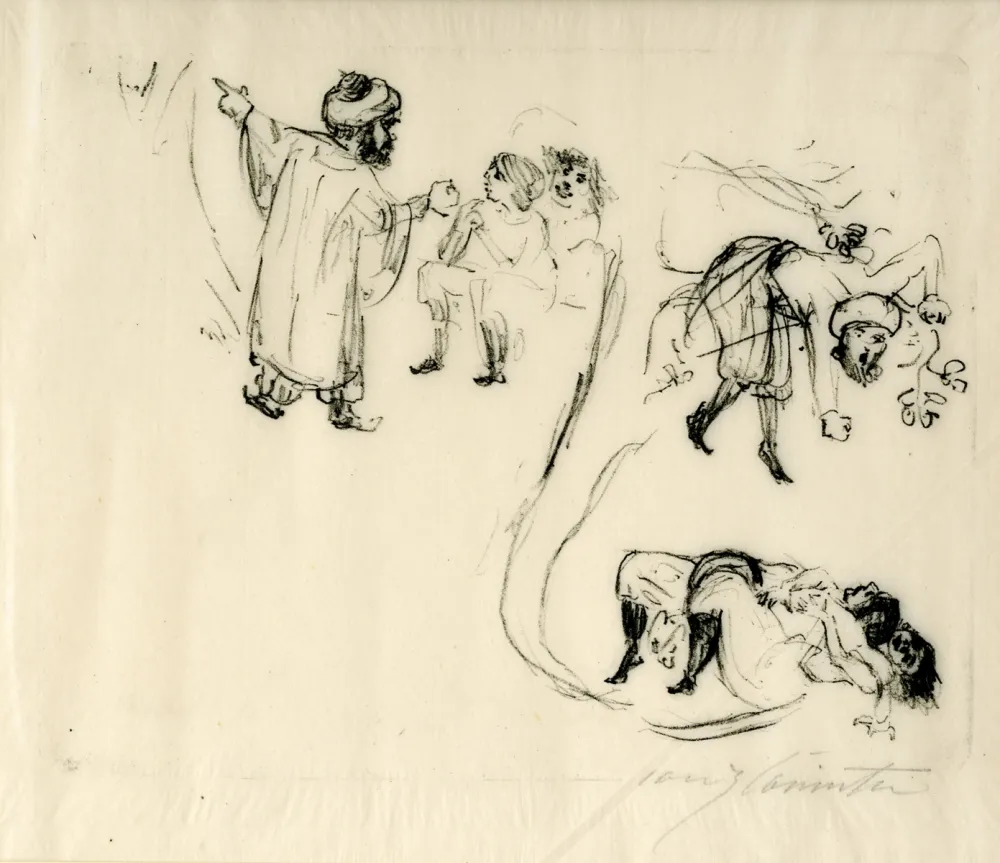 Литография Corinth - Illustration zu 1001 Nacht