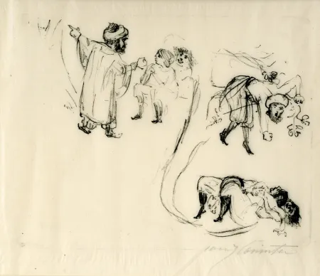 Литография Corinth - Illustration zu 1001 Nacht