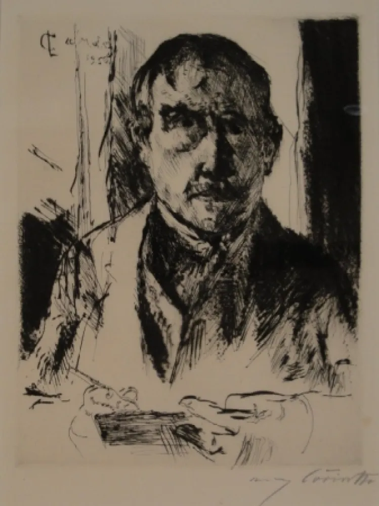 Офорт Corinth - Selbstbildnis