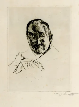 Офорт Corinth - Selbstbildnis