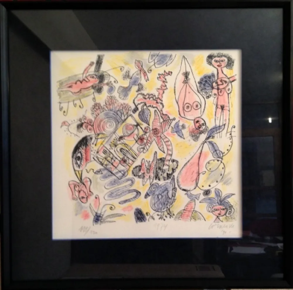 Литография Corneille - 1974