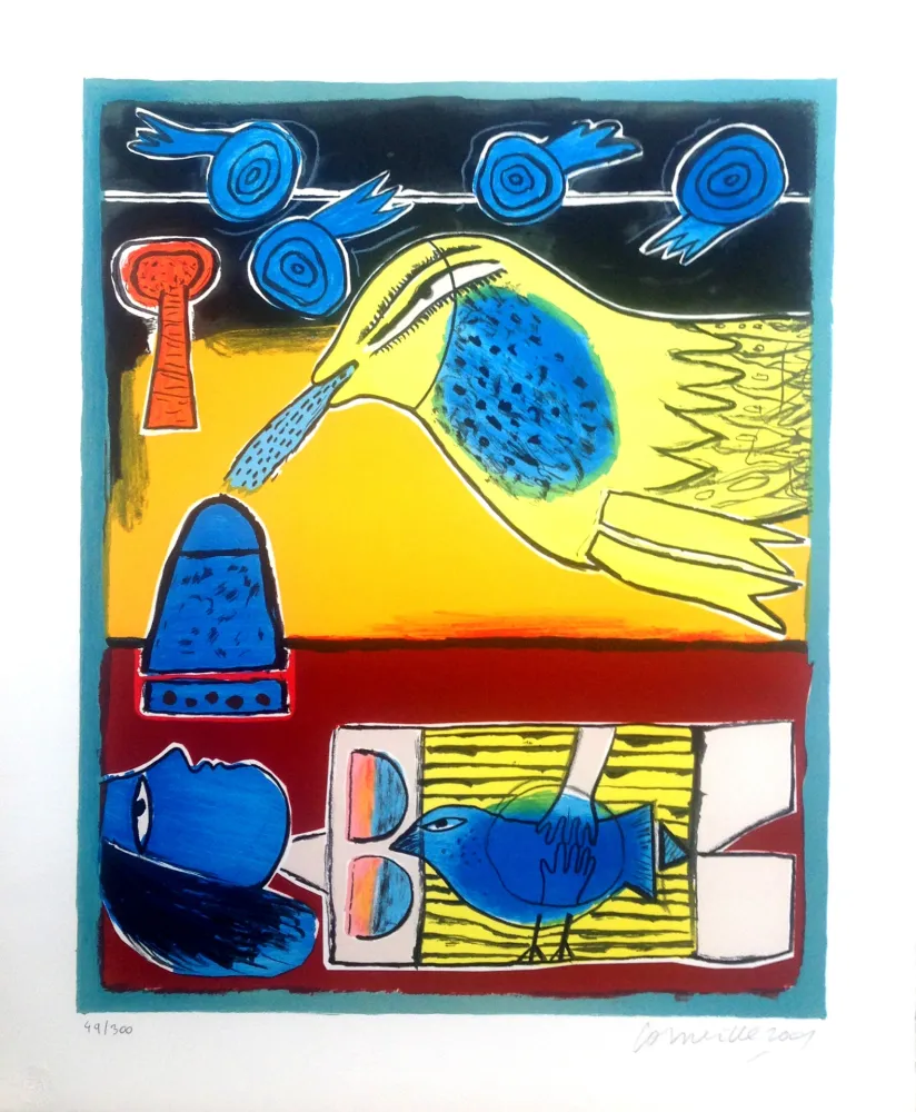 Литография Corneille - Album 12 mois de l'année 