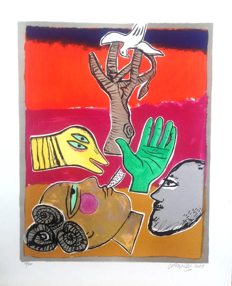 Литография Corneille - Album 12 mois de l'année 