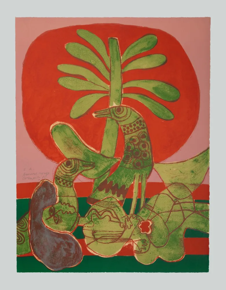 Сериграфия Corneille - Amore rouge