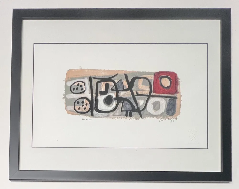 Цифровой Эстамп Corneille - April in jazz , 1951, AO 42/90, encadré