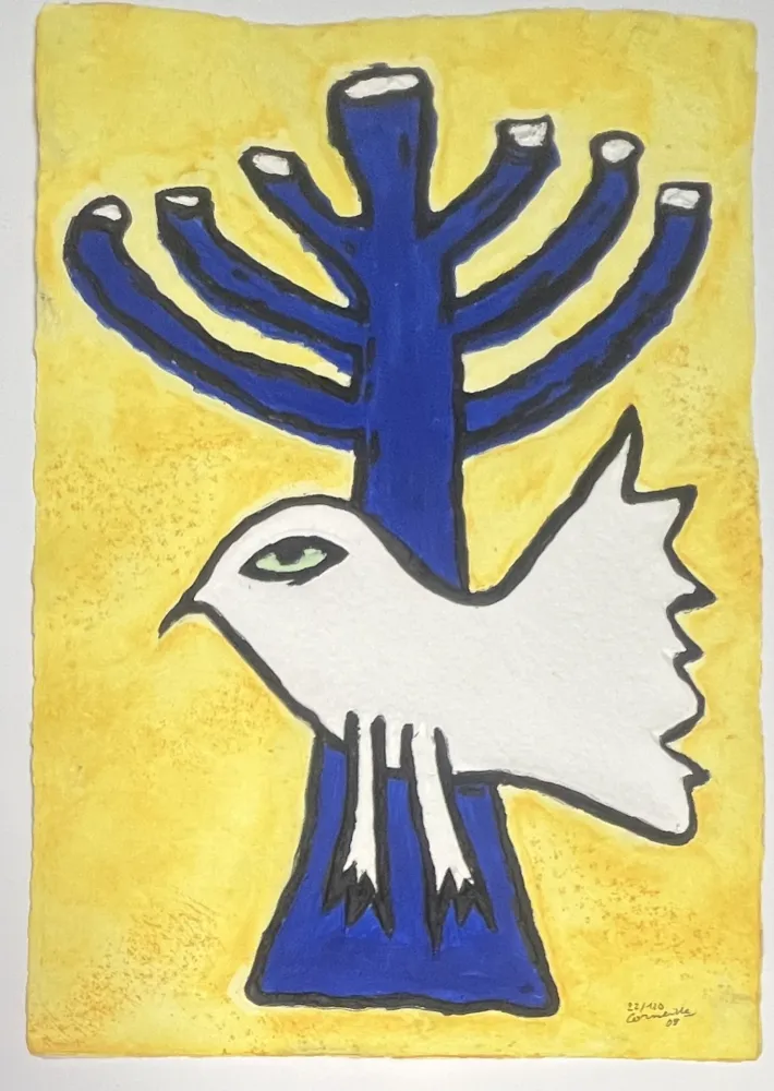 Многоэкземплярное Произведение Corneille - Aquagravure La Menorah de la Paix, 2008