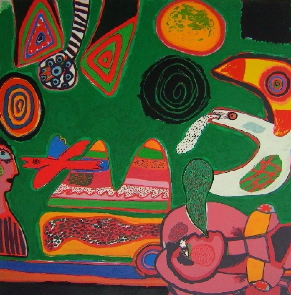 Литография Corneille - Bain de soleil