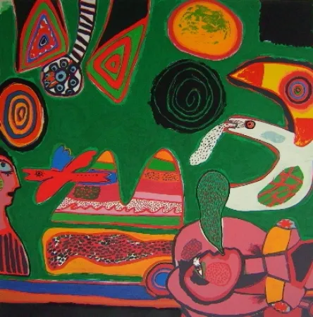 Литография Corneille - Bain de soleil