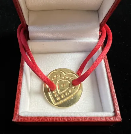 Многоэкземплярное Произведение Corneille - Bracelet Coeur en Vermeil - Edition numérotée à 50 ex. Bijou d'artiste