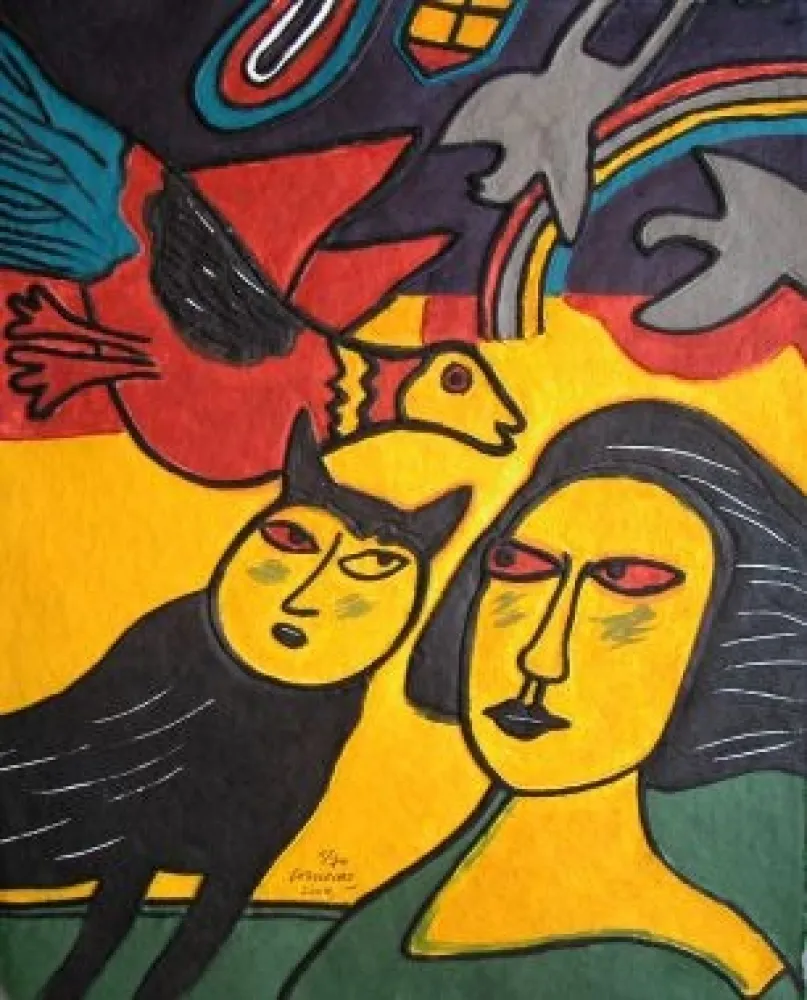 Гравюра Corneille - Complicité