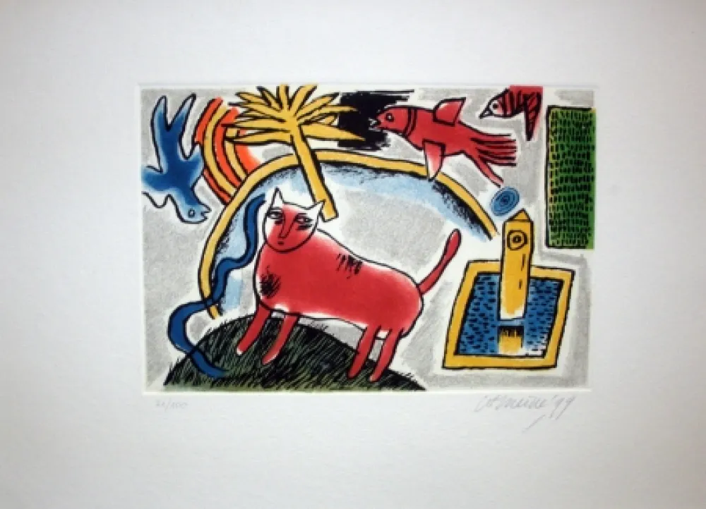 Офорт Corneille - Composizione 1