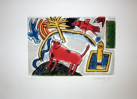 Офорт Corneille - Composizione 1