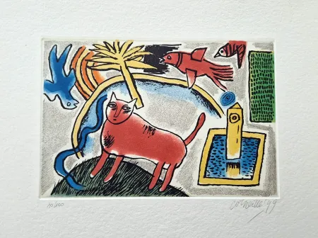 Офорт Corneille - Composizione