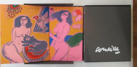 Литография Corneille - Corneille ou la sensualité du sensible. L'edition originale with 2 signed lithographs