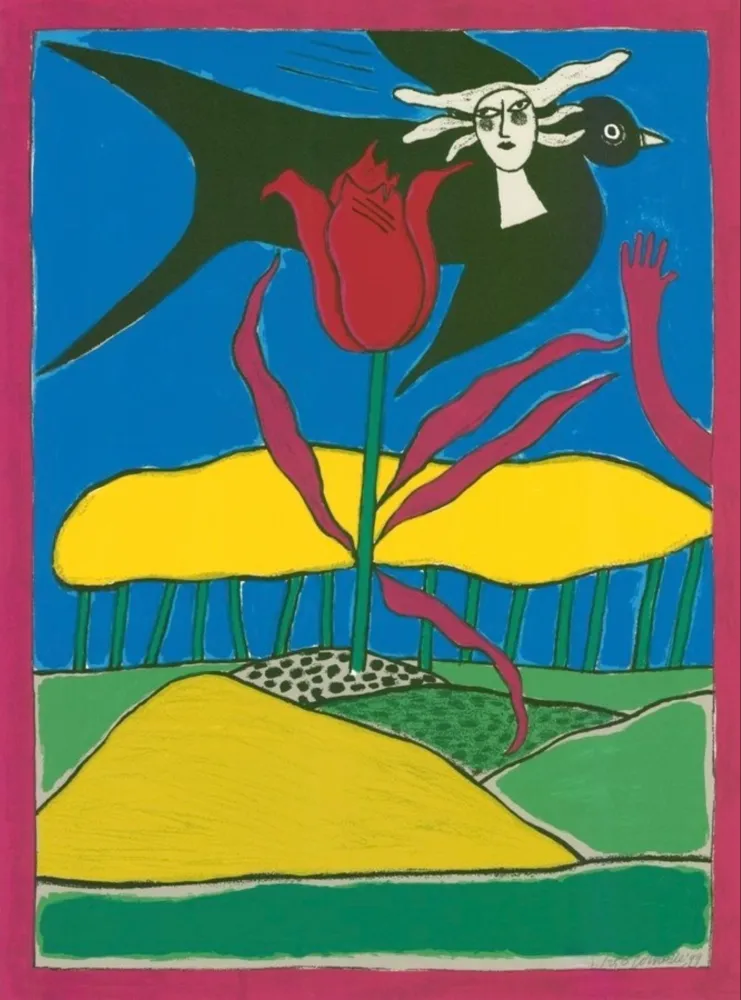 Литография Corneille - Däumelinchen