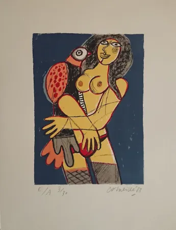 Литография Corneille - '' Enchantement des jours ''