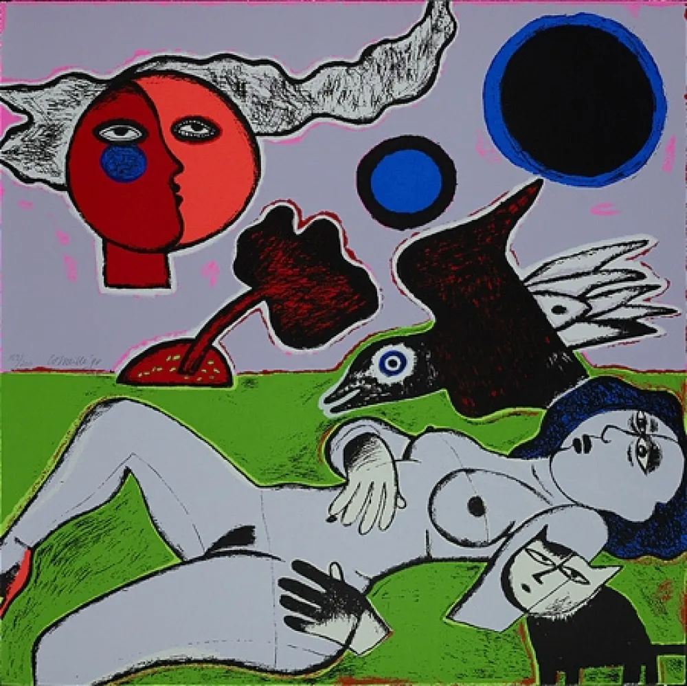 Сериграфия Corneille - Femme diurne