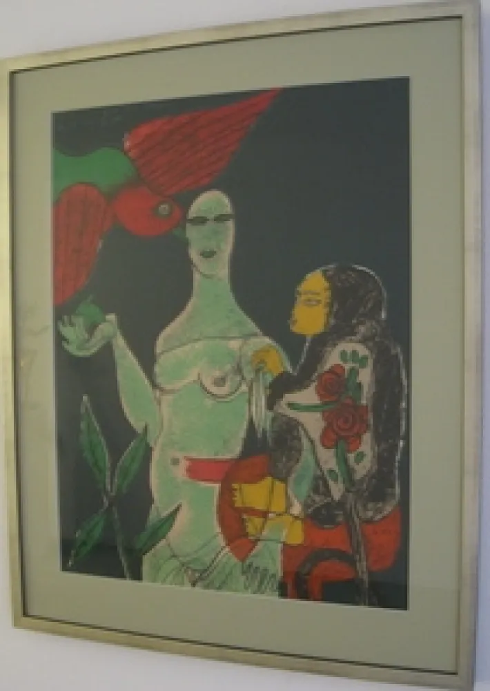 Литография Corneille - Homage a Eric Satie