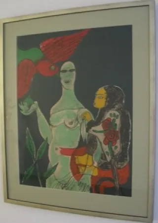 Литография Corneille - Homage a Eric Satie