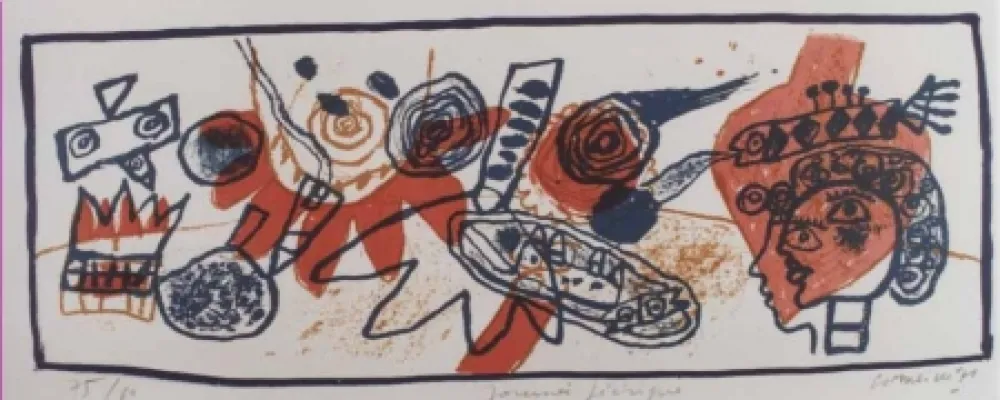 Литография Corneille - Journee feerique