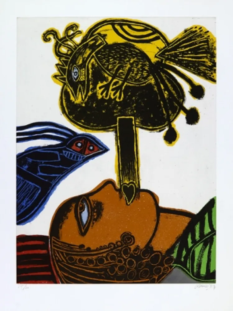 Акватинта Corneille - L’africaine.