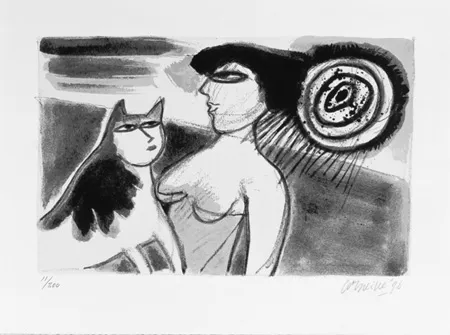 Сериграфия Corneille - L'amour au jour le jour 2