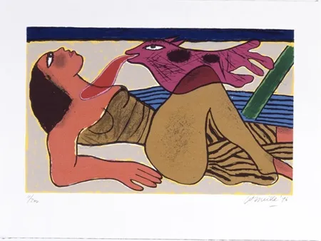 Сериграфия Corneille - L'amour au jour le jour 5