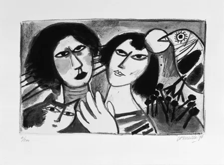 Сериграфия Corneille - L'amour au jour le jour 8