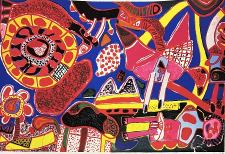 Многоэкземплярное Произведение Corneille - Le Jardin des délices 1991 - Tirage numéroté 45 ex AO