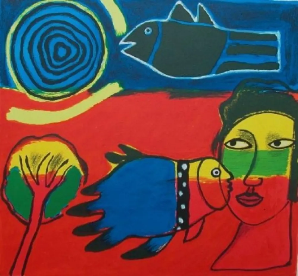 Литография Corneille - Les Premices du Printemps