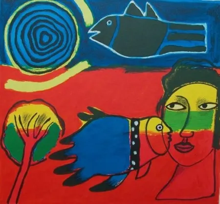 Литография Corneille - Les Premices du Printemps