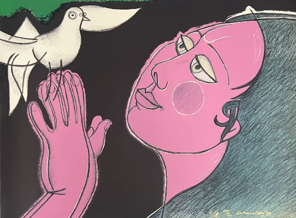 Литография Corneille - Lithographie Incantation, 1991, E/A