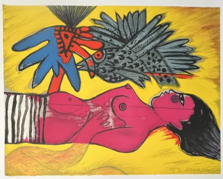 Литография Corneille -  Lithographie Le temps de l'été 2001