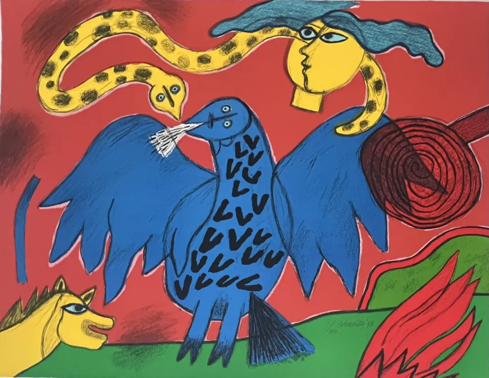 Литография Corneille - Lithographie Mémoire de Bali, 1993