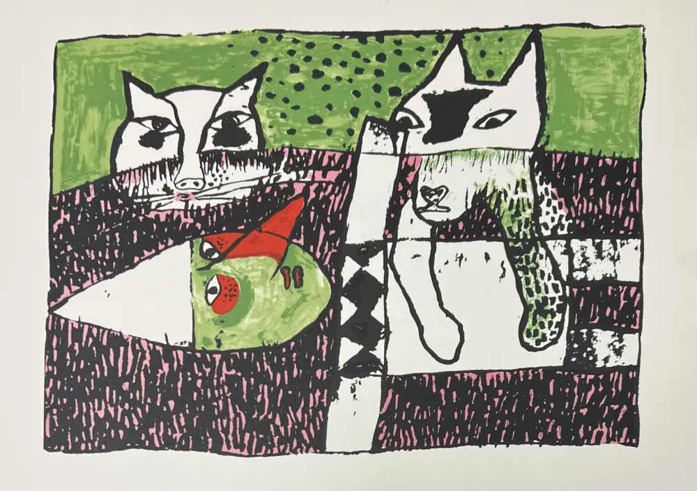 Литография Corneille - Lithographie Pinocchio, 2001