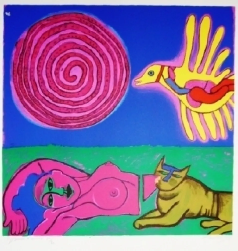 Литография Corneille - Nu au Soleil