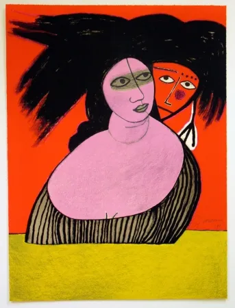 Литография Corneille - Raven no. 2