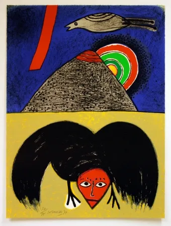 Литография Corneille - Raven no. 4